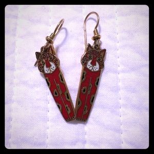 Laurel Burch cat earrings